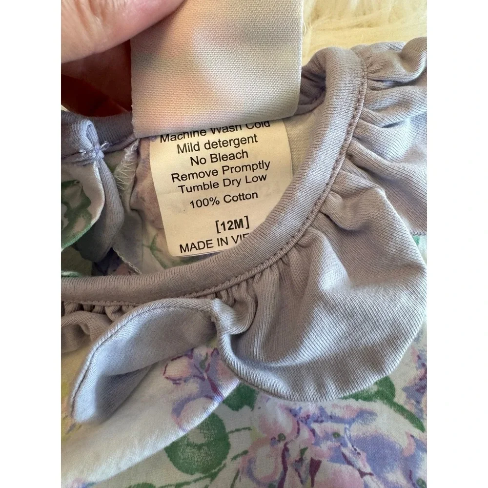 Banana Split 12m lavender‎ floral dress